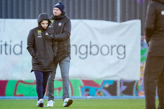 Helsingborgs Brandur Hendriksson Olsen och Andreas Granqvist