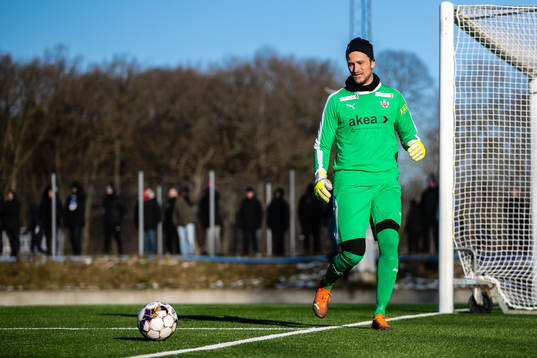 Helsingborgs målvakt Anders Lindegaard
