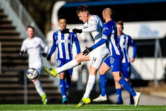 Helsingborgs Casper Widell och IFK Göteborg Robin Söder
