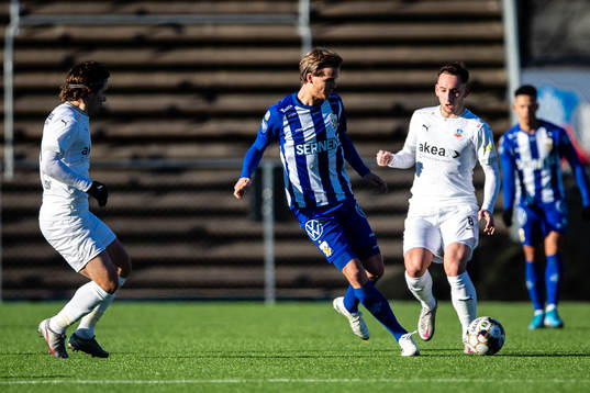 Helsingborgs Brandur Hendriksson Olsen och Vladislav Kreida