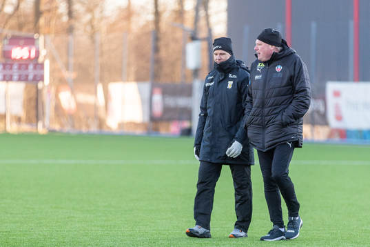 IFK Göteborg tränare Roland Nilsson och Helsingborgs