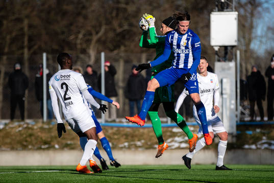 Helsingborgs målvakt Anders Lindegaard och IFK Göteborg