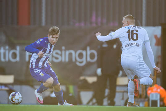 IFK Göteborg Isak Dahlqvist och Helsingborgs Jakob