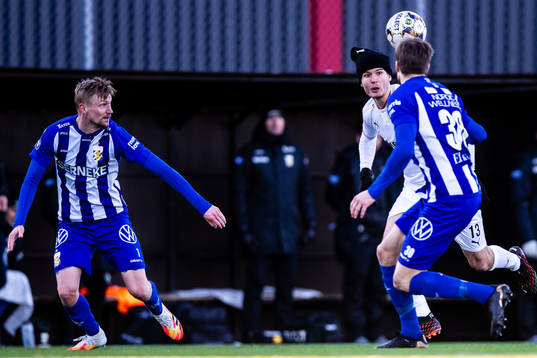 IFK Göteborg Sebastian Eriksson och Mattias Bjärsmyr