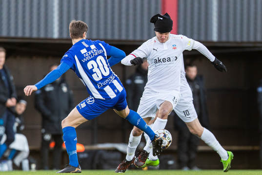 IFK Göteborg Mattias Bjärsmyr och Helsingborgs Wilhelm
