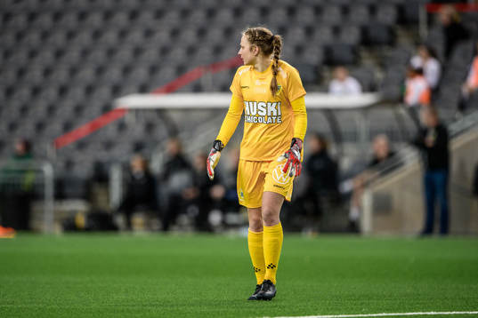 Hammarbys målvakt Anna Tamminen