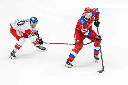 Matej Blumel of Czech Republic and Sergei Zborovsky of