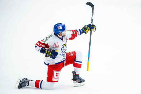 Lukas Klok of Czech Republic celebrates