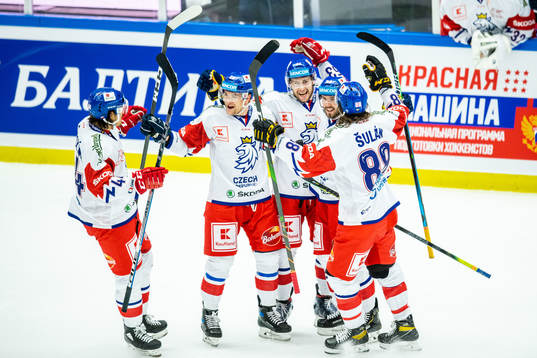 Players of Czech Republic celebrates