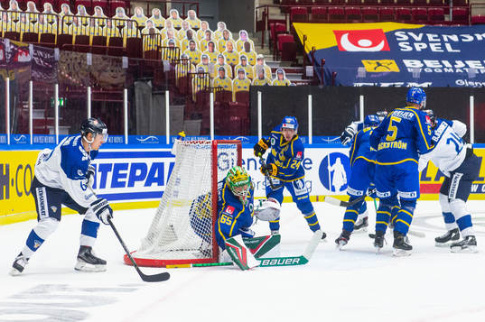 Goalkeeper Christoffer Rifalk of Sweden