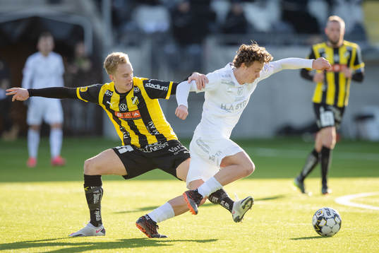 Häckens Gustav Berggren och Örgrytes Herman Sjögrell