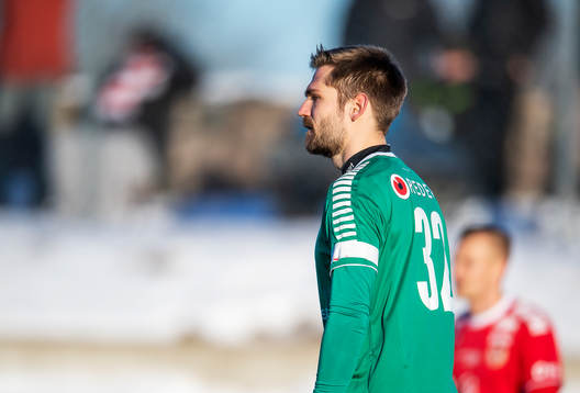 Kalmars målvakt Lucas Hägg Johansson deppar