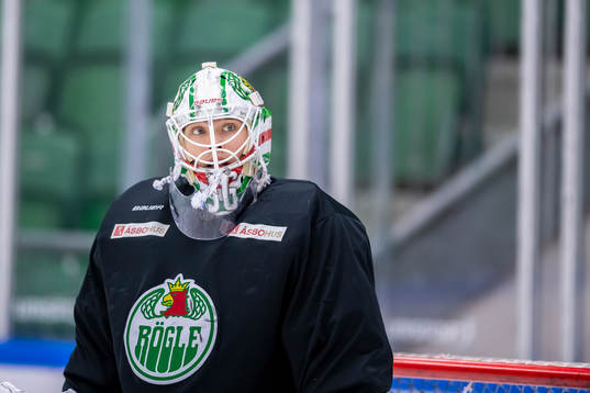 Rögles målvakt Johan Gustafsson