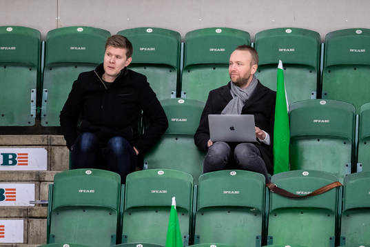 Helsingborgs Dagblads Biträdande sportchef Linus Ahlin och