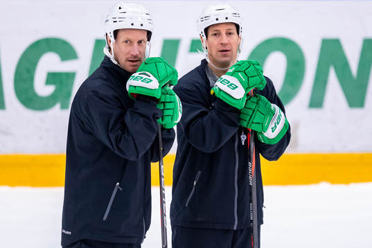 Rögles målvaktstränare Magnus Wennström  och tränare
