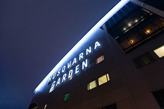 Exteriör av Husqvarna Garden