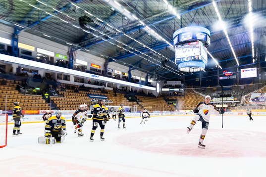 Djurgårdens Linus Andersson jublar