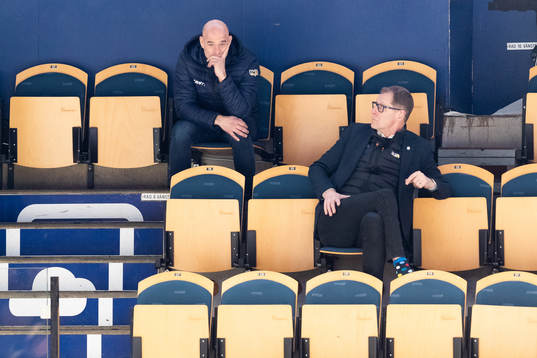 s general manager Peter Ekelund och klubbdirektör Agne
