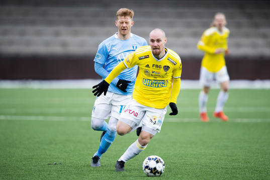 Malmö FFs Anders Christiansen och Falkenbergs Christoffer