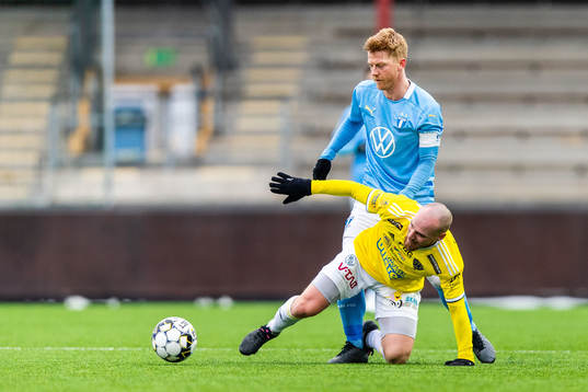 Falkenbergs Christoffer Carlsson och Malmö FFs Anders
