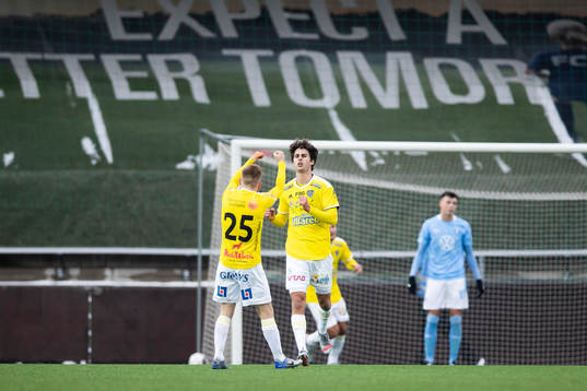 Falkenbergs Matthew Jimmy David Garbett jublar