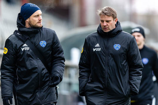 Falkenbergs tränare Hans Eklund