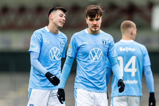 Malmö FFs Anel Ahmedhodzic och Pavel Vagic