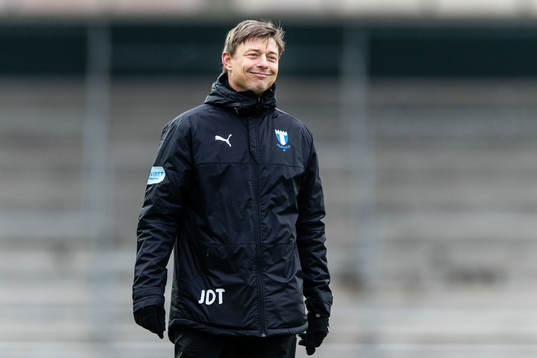 Malmö FFs huvudtränare Jon Dahl Tomasson