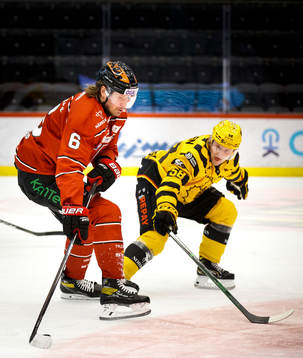 Örebros Stefan Warg och Skellefteås Oskar Nilsson