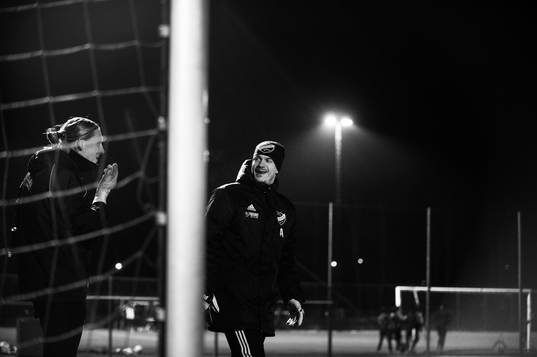 IFK Hässleholms nye målvaktstränare Johan Dahlin och