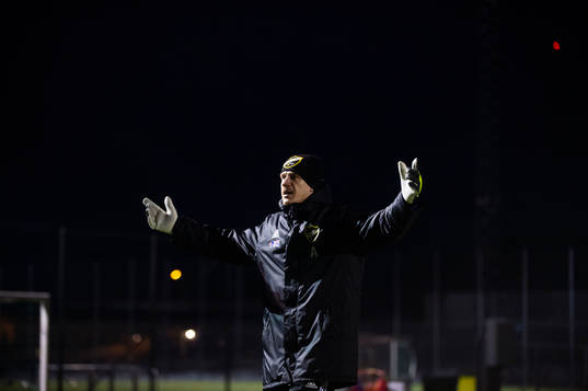 IFK Hässleholms nye målvaktstränare Johan Dahlin och