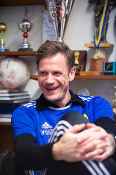 IFK Hässleholms nye målvaktstränare Johan Dahlin