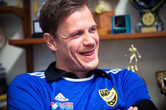 IFK Hässleholms nye målvaktstränare Johan Dahlin
