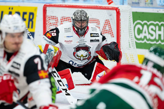 Malmö Redhawks målvakt Oscar Alsenfelt
