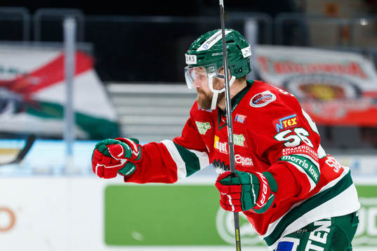 Frölundas Jonathan Sigalet jublar