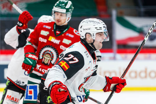 Malmö Redhawks Ponthus Westerholm jublar