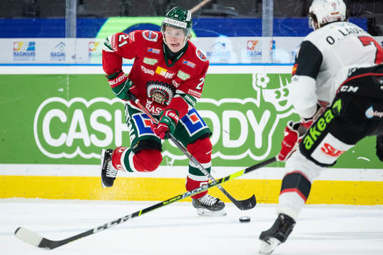 Frölundas Karl Henriksson och Malmö Redhawks Oliver