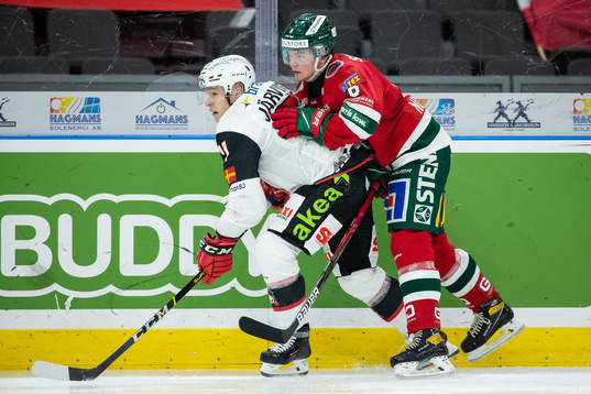 Malmö Redhawks Jan-Mikael Järvinen och Frölundas Mattias