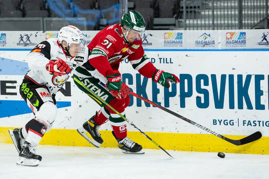 Malmö Redhawks Jan-Mikael Järvinen och Frölundas Nicklas
