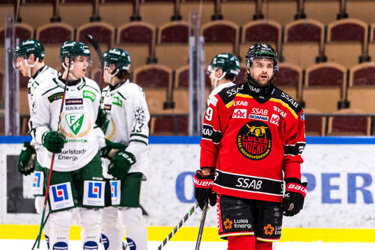 Luleås Pontus Själin deppar