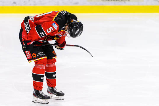 Luleås Filip Hållander deppar