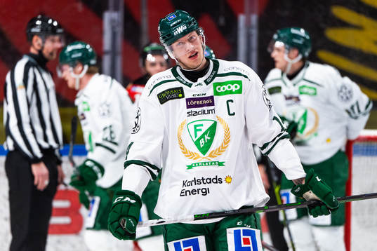 Färjestads Victor Ejdsell deppar