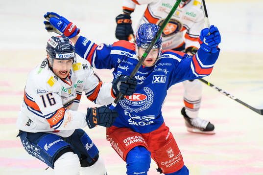 Växjös Brendan Gaunce och Oskarshamns Oliver Larsen