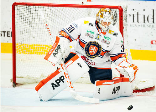 Växjös målvakt Viktor Fasth
