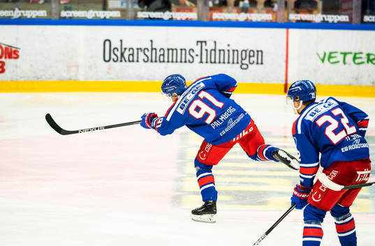 Oskarshamns Rickard Palmberg gör 2-0