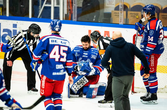 Oskarshamns målvakt Joe Cannata