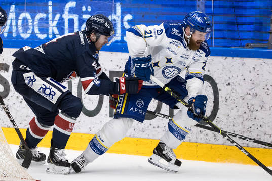 Linköpings Filip Berglund och Leksands Mattias Ritola