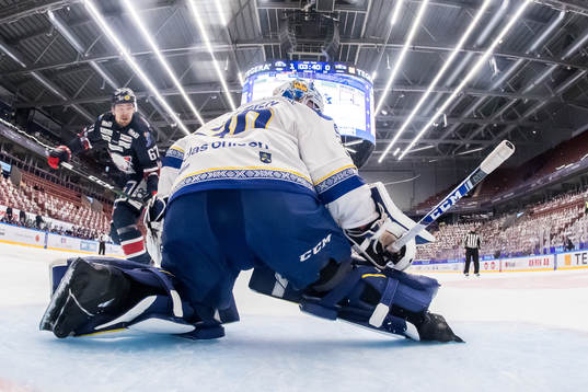 Linköpings Jarno Kärki missar straff mot Leksands