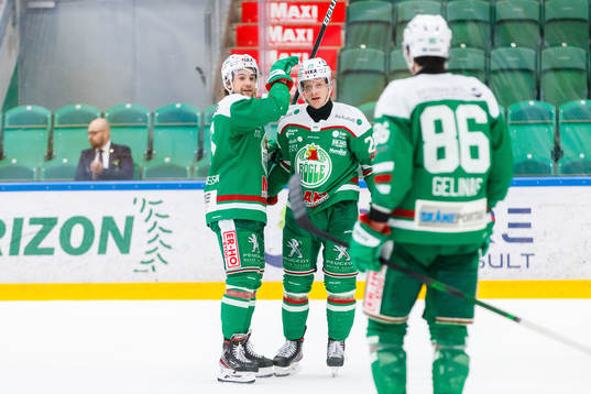 Rögles Anton Bengtsson jublar