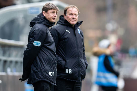 Malmö FFs huvudtränare Jon Dahl Tomasson och assisterande